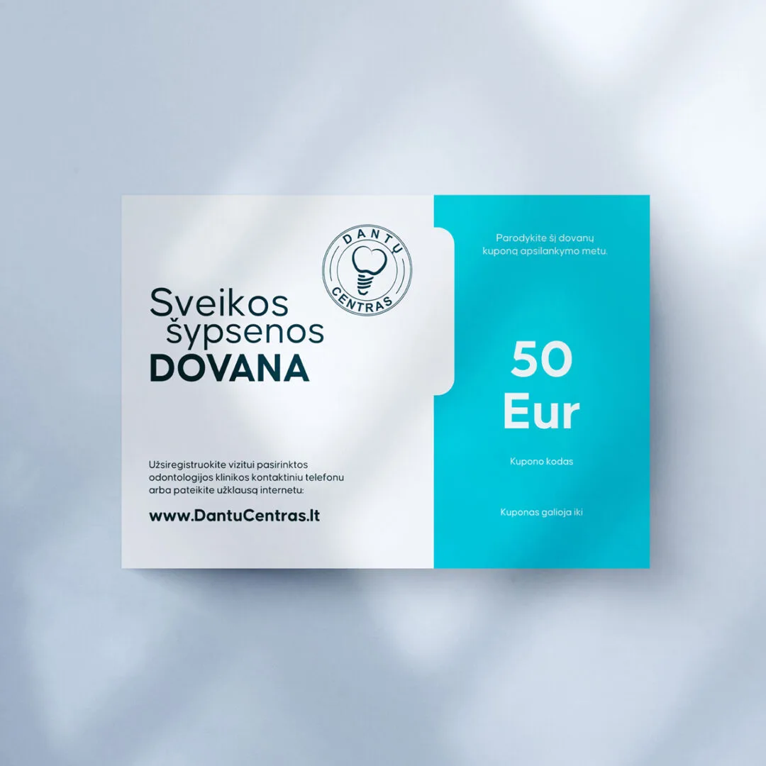 dantų centras dovanų kuponas